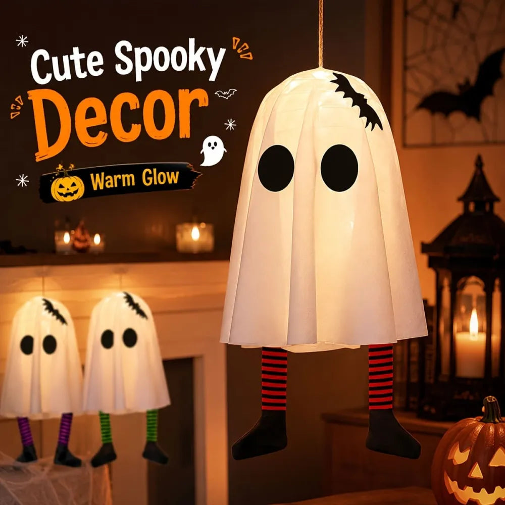 Halloween Bat Ghost LED Decorative Lights Hanging Ornaments