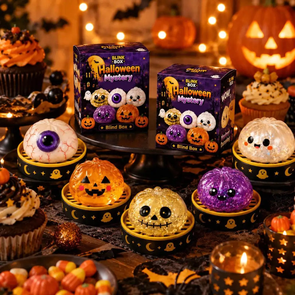 Relaxing & Beginner Friendly Cute Ghosts Pumpkins 3D Pearl Mosaic Art Kit
