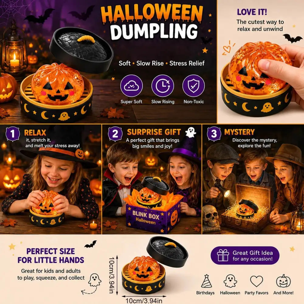 Relaxing & Beginner Friendly Cute Ghosts Pumpkins 3D Pearl Mosaic Art Kit