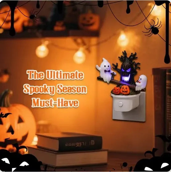 Halloween Night Light Ghost Bubble Bath Lamp Ghost Reading Lamp Ornament
