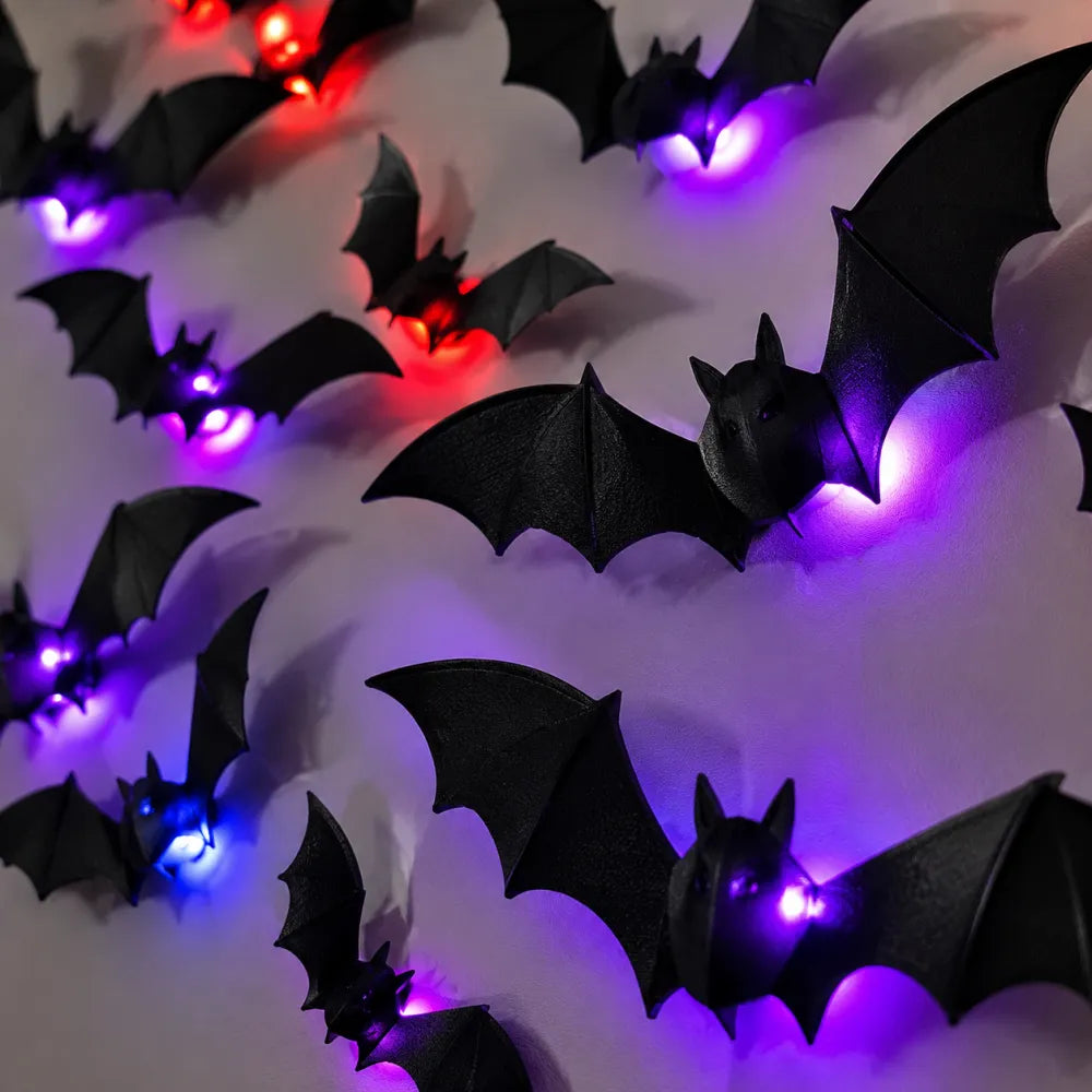 Halloween Led Glowing Bat, Party Decorations Wall Decorations