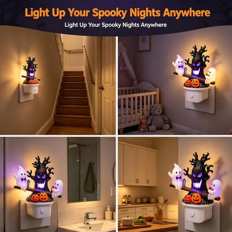 Halloween Night Light Ghost Bubble Bath Lamp Ghost Reading Lamp Ornament