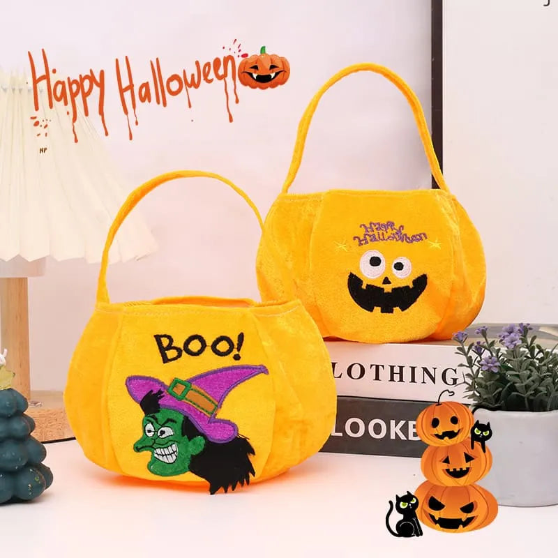 Halloween Children's Outdoor Handheld Fleece Candy Bag