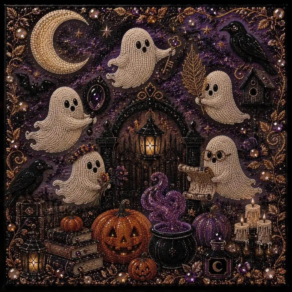 2pcs Halloween Candy Bags Led Light-up Gift Bags
