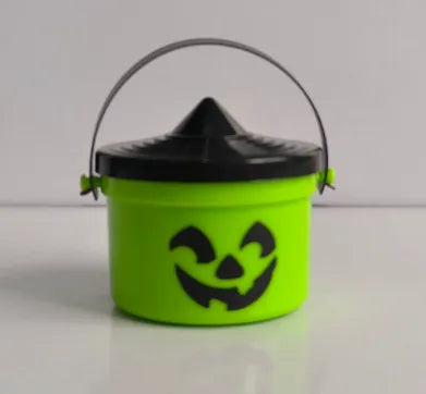 2pcs Halloween Pumpkin Mini Buckets Candy Party Decor
