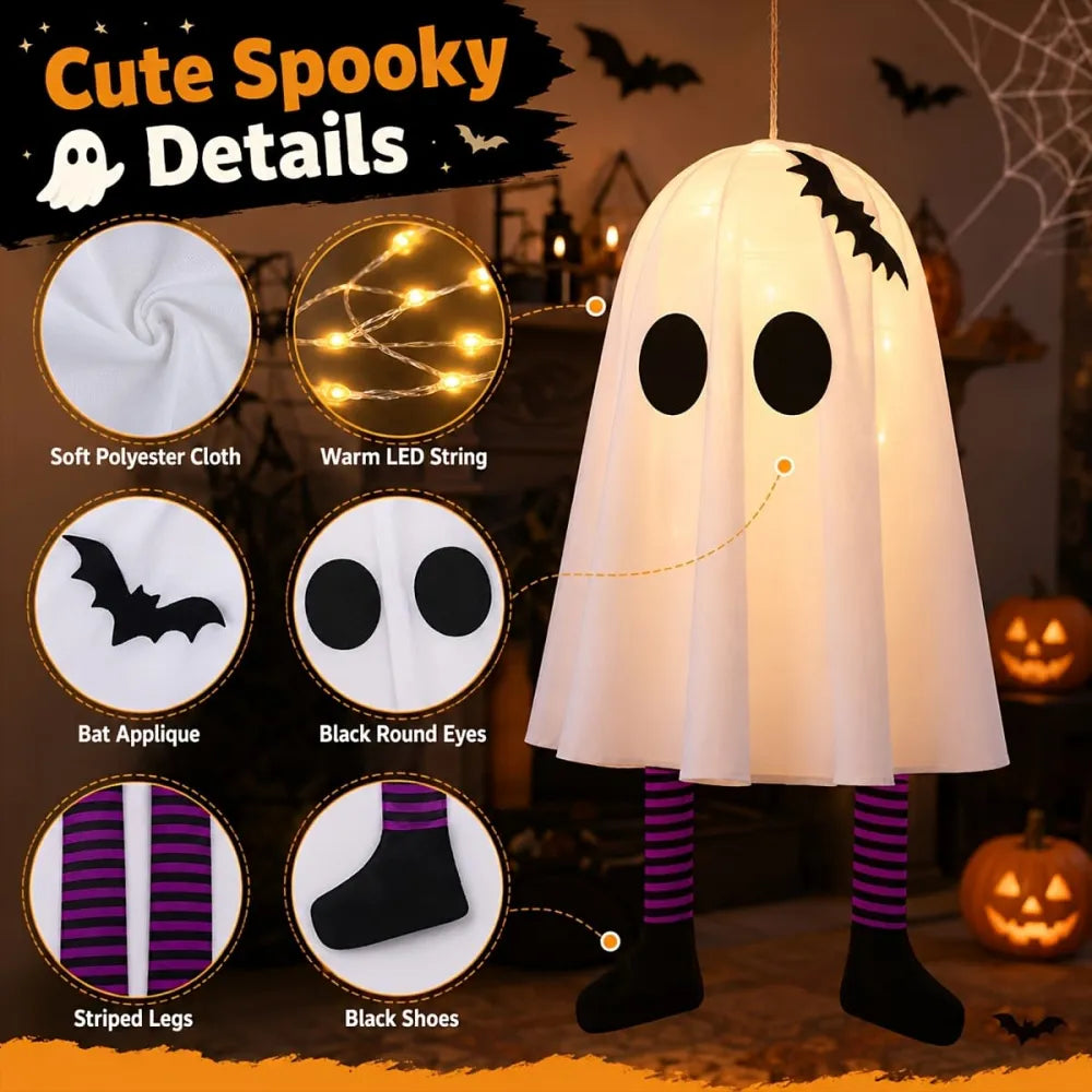 Halloween Bat Ghost LED Decorative Lights Hanging Ornaments