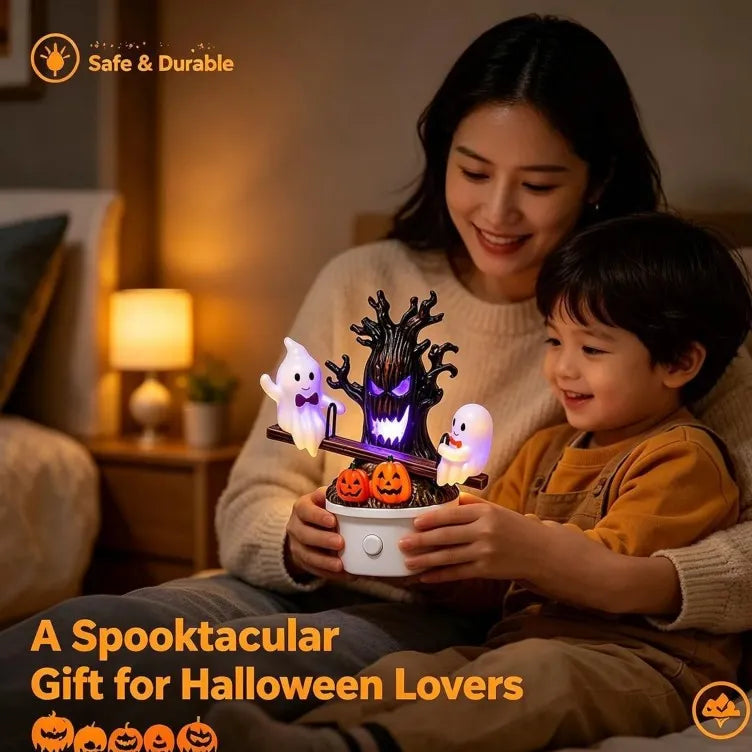 Halloween Night Light Ghost Bubble Bath Lamp Ghost Reading Lamp Ornament
