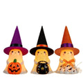Halloween Cute Little Ghost Glowing Resin Ornament Decoration