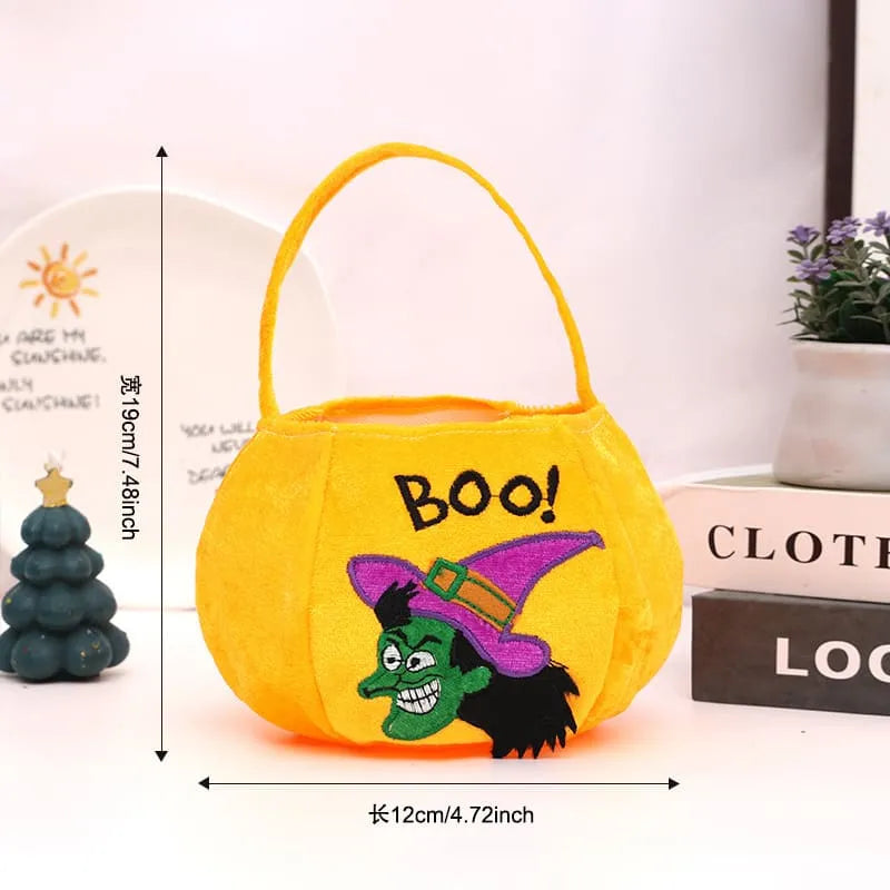 Halloween Children's Outdoor Handheld Fleece Candy Bag