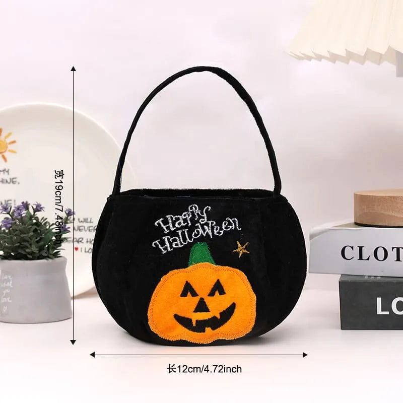 Halloween Children's Outdoor Handheld Fleece Candy Bag