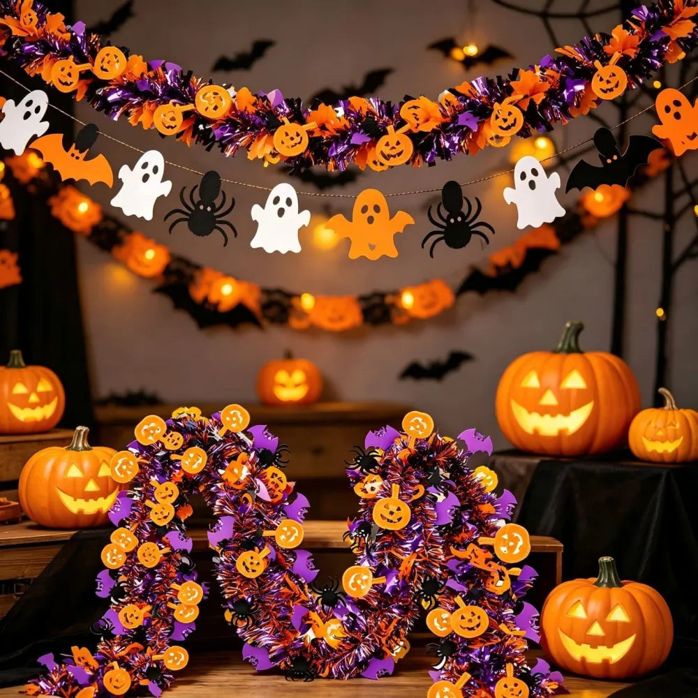 2026 Halloween Confetti And Ribbon Party Decorations（2m）