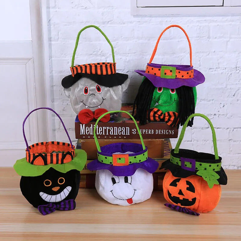 Halloween Witch Pumpkin Candy Bag