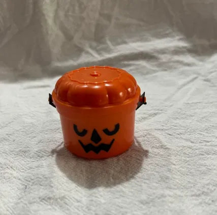 2pcs Halloween Pumpkin Mini Buckets Candy Party Decor