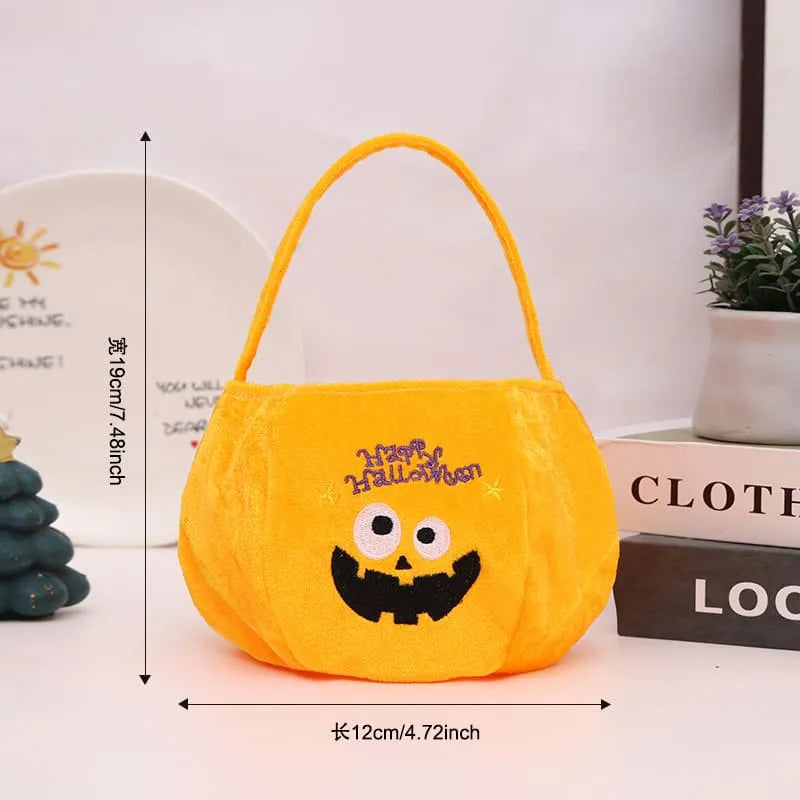 Halloween Children's Outdoor Handheld Fleece Candy Bag