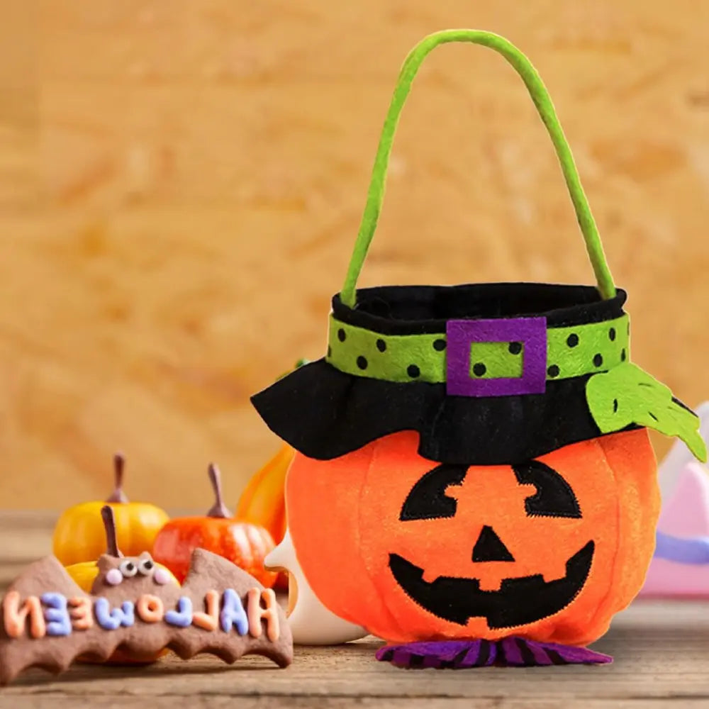 Halloween Witch Pumpkin Candy Bag