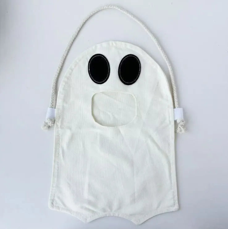 2026 Halloween Kids' Ghost Candy Scavenger Bag