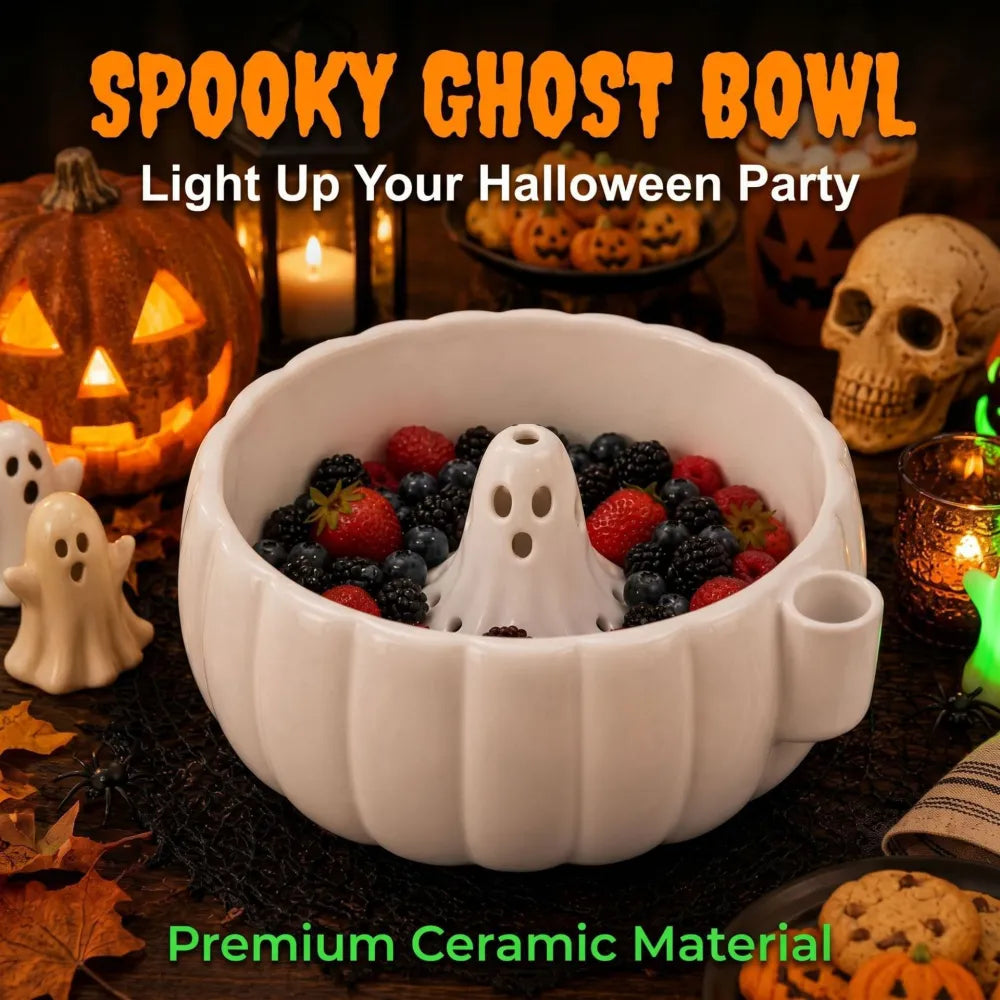 Halloween Pumpkin Berry Swirl Bowl