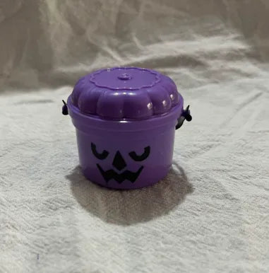 2pcs Halloween Pumpkin Mini Buckets Candy Party Decor