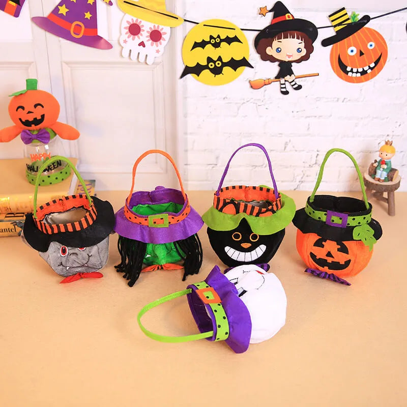 Halloween Witch Pumpkin Candy Bag