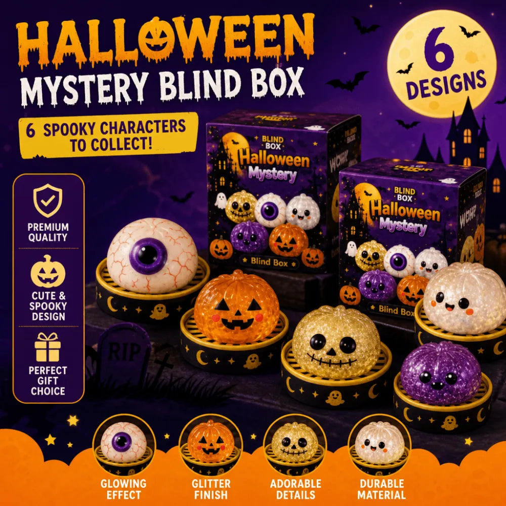 Relaxing & Beginner Friendly Cute Ghosts Pumpkins 3D Pearl Mosaic Art Kit